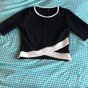 Black & White Crop Top for Sale‼️